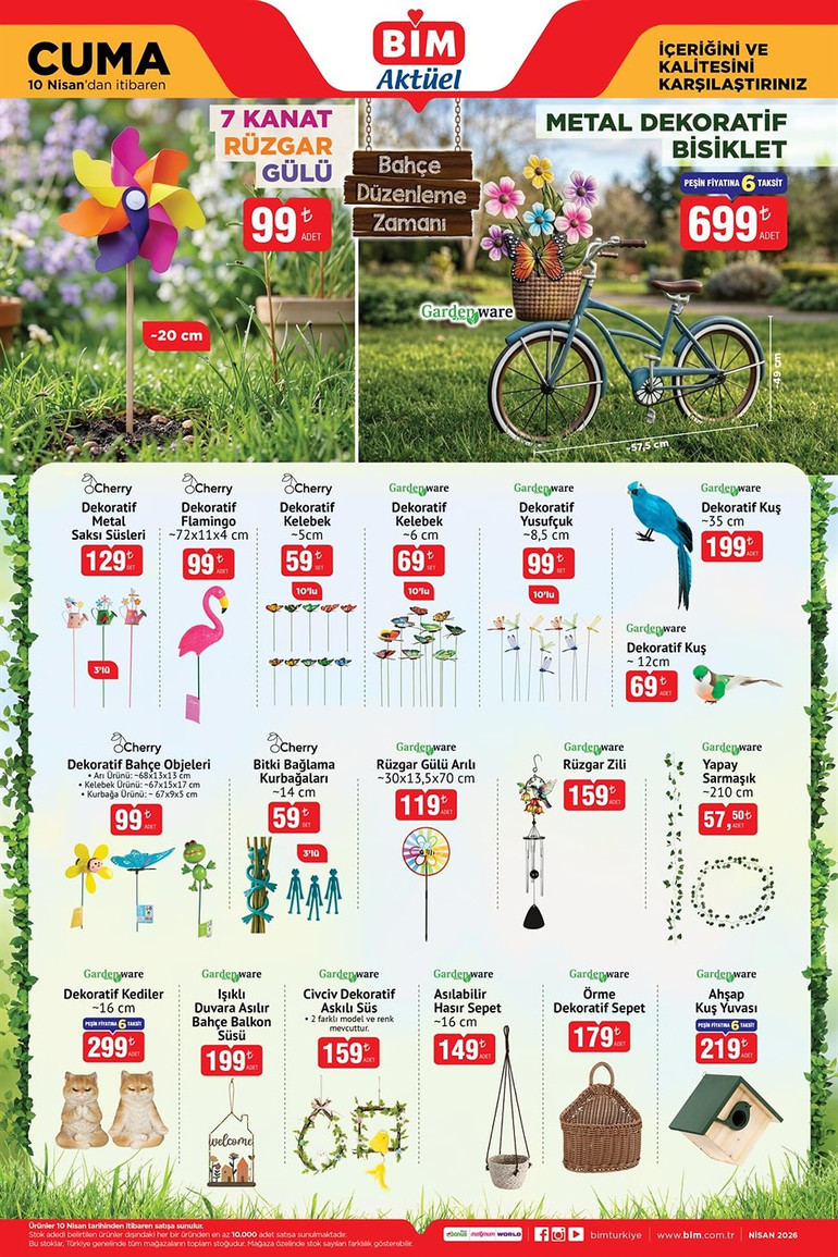 BİM Aktüel 7-10 Nisan 2026 Kataloğu Yayınlandı! Bu Hafta Bahçe Keyfi ve Mutfak Tasarrufu Bir Arada resim: 9