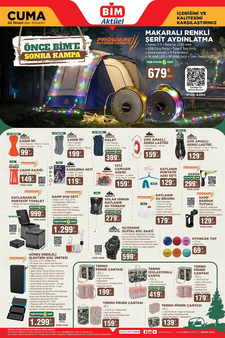 BİM Marketlerin İndirim Yağmuru: 24 Nisan Cuma Gününe Özel BİM İndirim Kataloğunda Yok Yok resim: 5