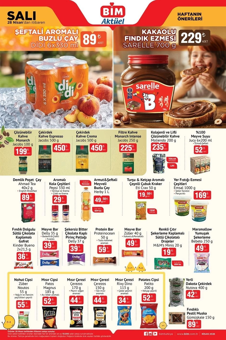 BİM İndirim Kataloğunu Yayımladı! İşte BİM 28-29 Nisan 2026 BİM Aktüel Kataloğu... resim: 2