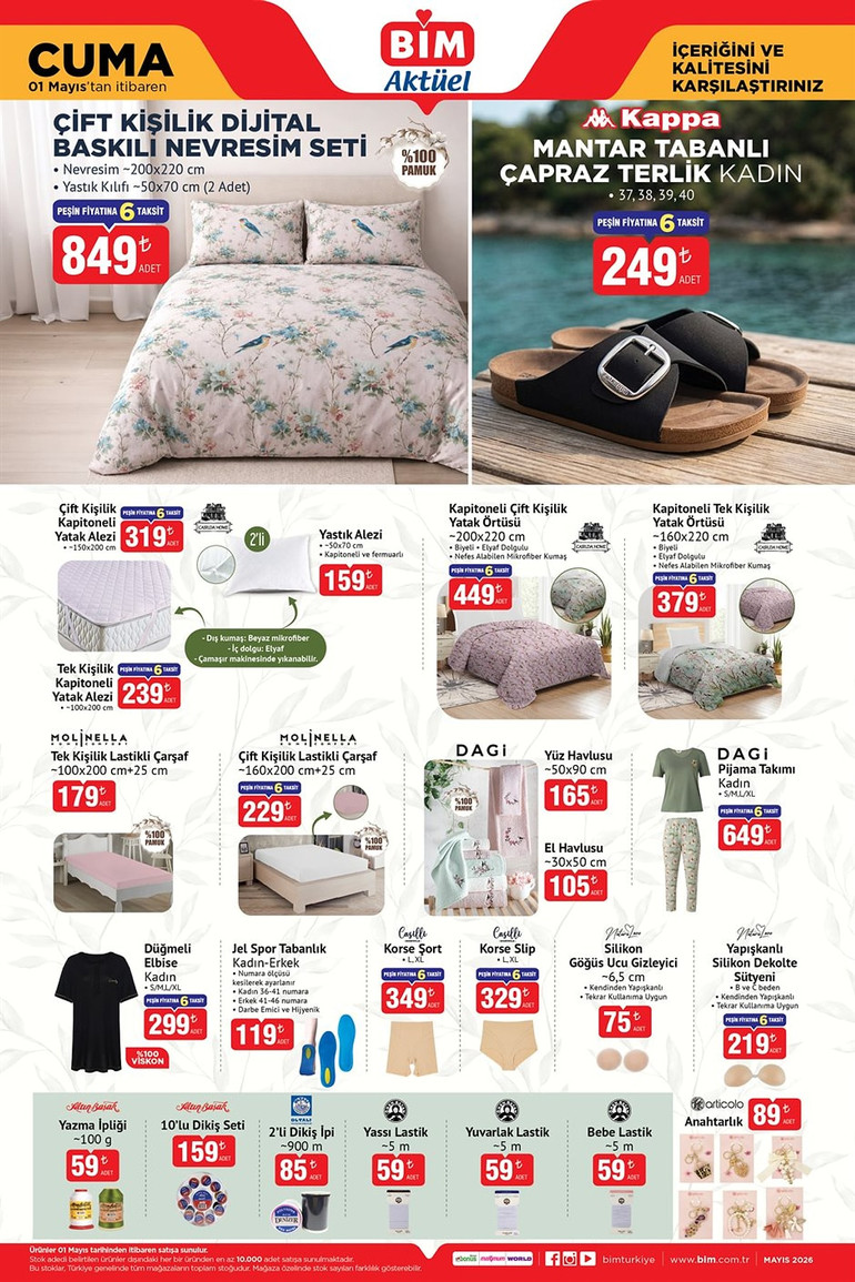 BİM İndirim Kataloğunu Yayımladı! İşte BİM 1 Mayıs 2026 Cuma BİM Aktüel Kataloğu... resim: 2
