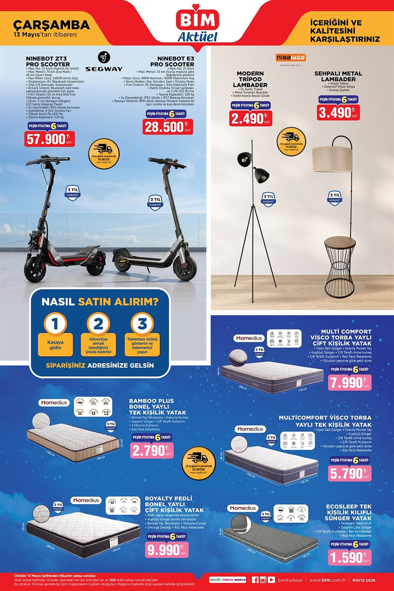 BİM Marketlerin İndirim Rüzgarı: 12-13 Mayıs Günlerine Özel BİM İndirim Kataloğunda Yok Yok resim: 3