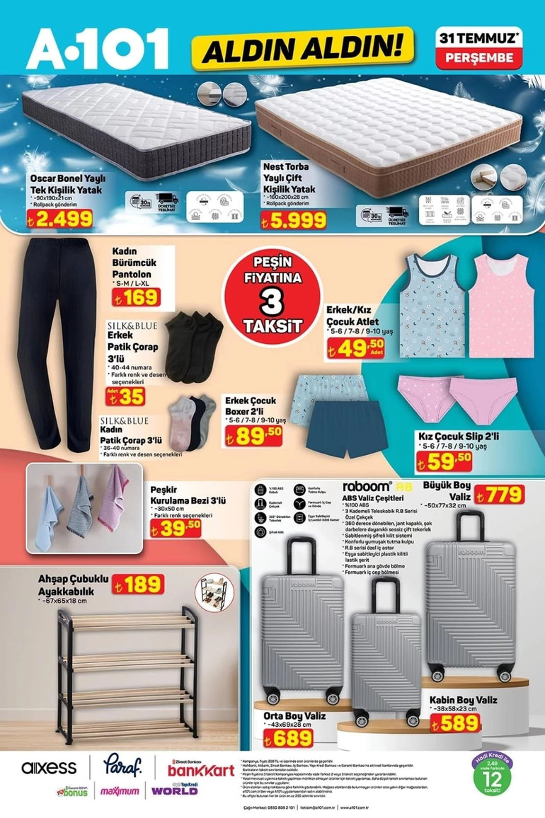 A101 Aldın Aldın İndirim Kataloğunu Yayımladı: A101 31 Temmuz Kataloğunda Büyük Sürprizler Var! resim: 9