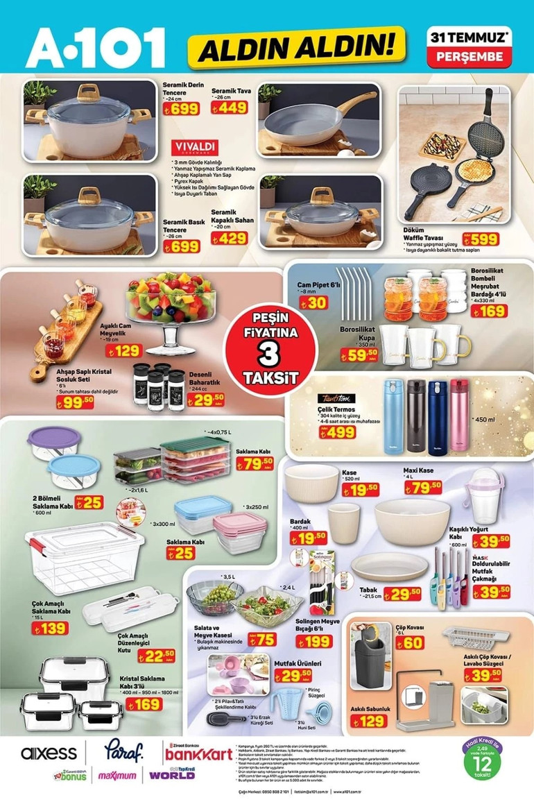 A101 Aldın Aldın İndirim Kataloğunu Yayımladı: A101 31 Temmuz Kataloğunda Büyük Sürprizler Var! resim: 7