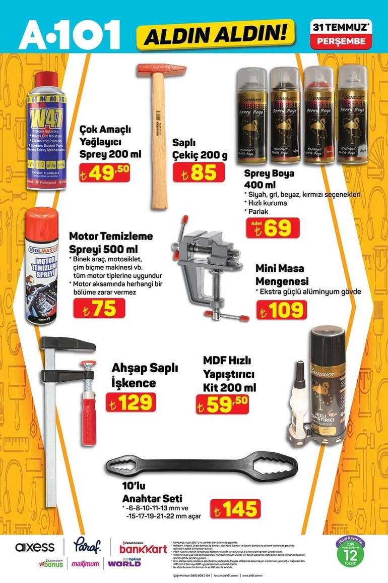 A101 Aldın Aldın İndirim Kataloğunu Yayımladı: A101 31 Temmuz Kataloğunda Büyük Sürprizler Var! resim: 6