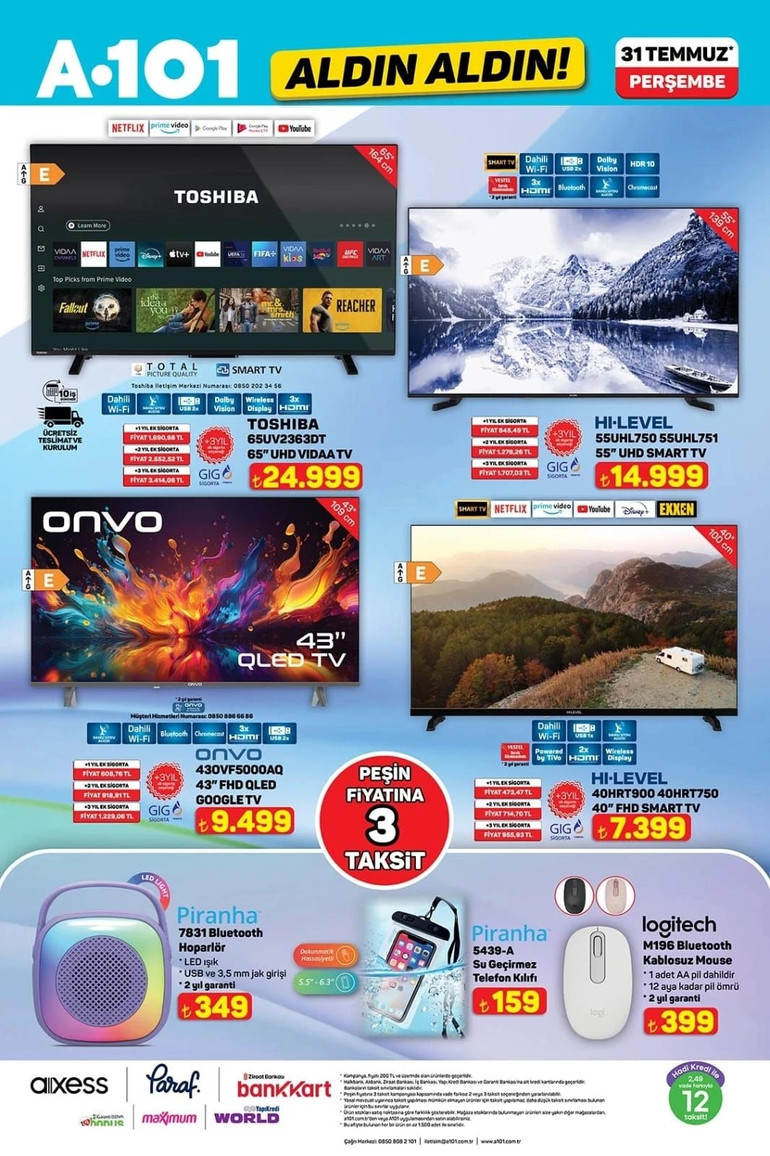 A101 Aldın Aldın İndirim Kataloğunu Yayımladı: A101 31 Temmuz Kataloğunda Büyük Sürprizler Var! resim: 4