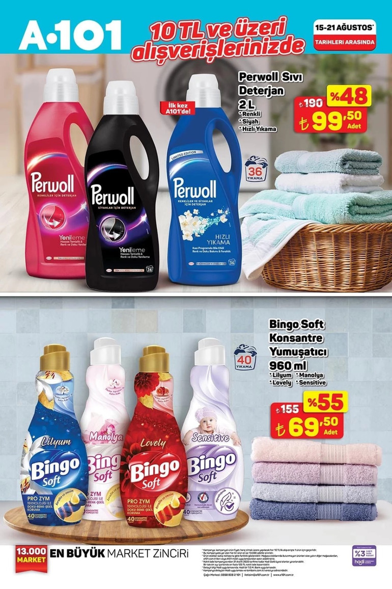 A101'de Cuma Fırsatı Başladı: A101 Haftanın Yıldızları 15-21 Ağustos İndirim Kataloğunda Yok Yok... resim: 3