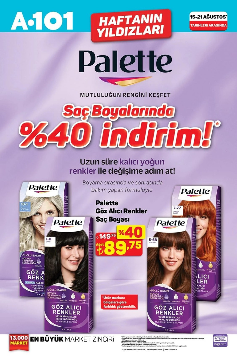 A101'de Cuma Fırsatı Başladı: A101 Haftanın Yıldızları 15-21 Ağustos İndirim Kataloğunda Yok Yok... resim: 2