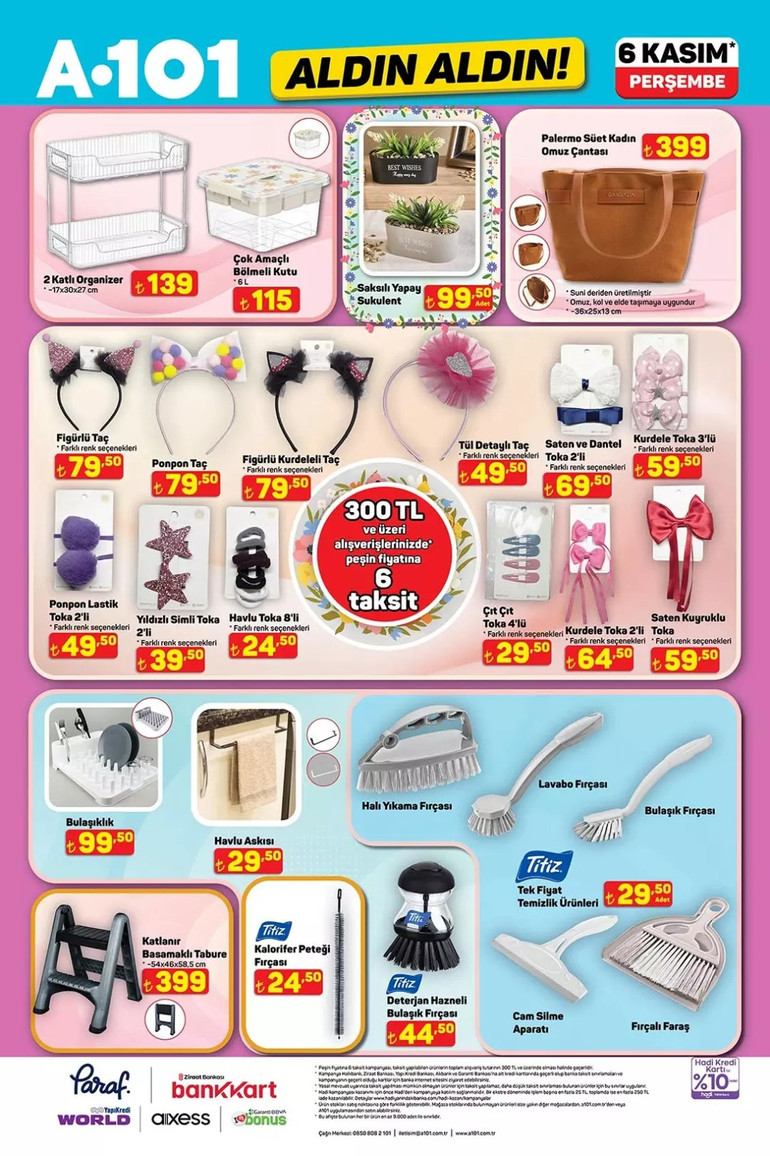 A101 Fırsat Kataloğunu Yayımladı! İşte A101 Aldın Aldın 6 Kasım 2025 Perşembe A101 Kataloğu resim: 8