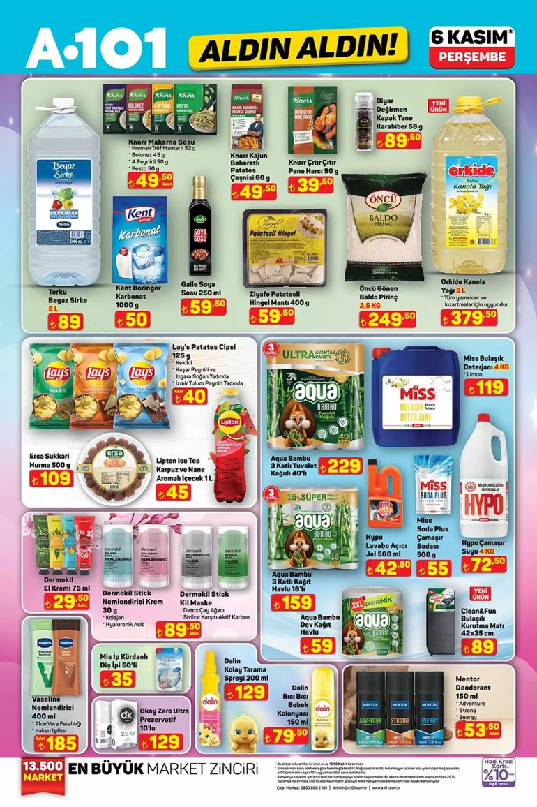 A101 Fırsat Kataloğunu Yayımladı! İşte A101 Aldın Aldın 6 Kasım 2025 Perşembe A101 Kataloğu resim: 10