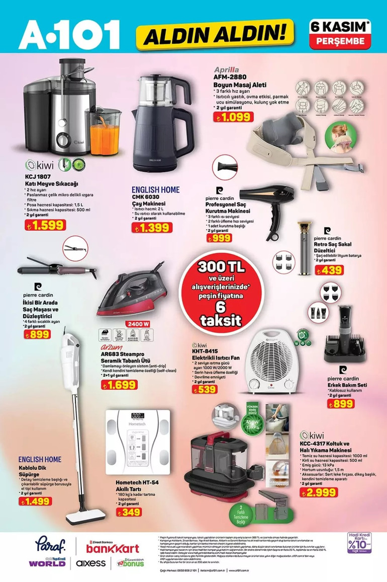 A101 Fırsat Kataloğunu Yayımladı! İşte A101 Aldın Aldın 6 Kasım 2025 Perşembe A101 Kataloğu resim: 5
