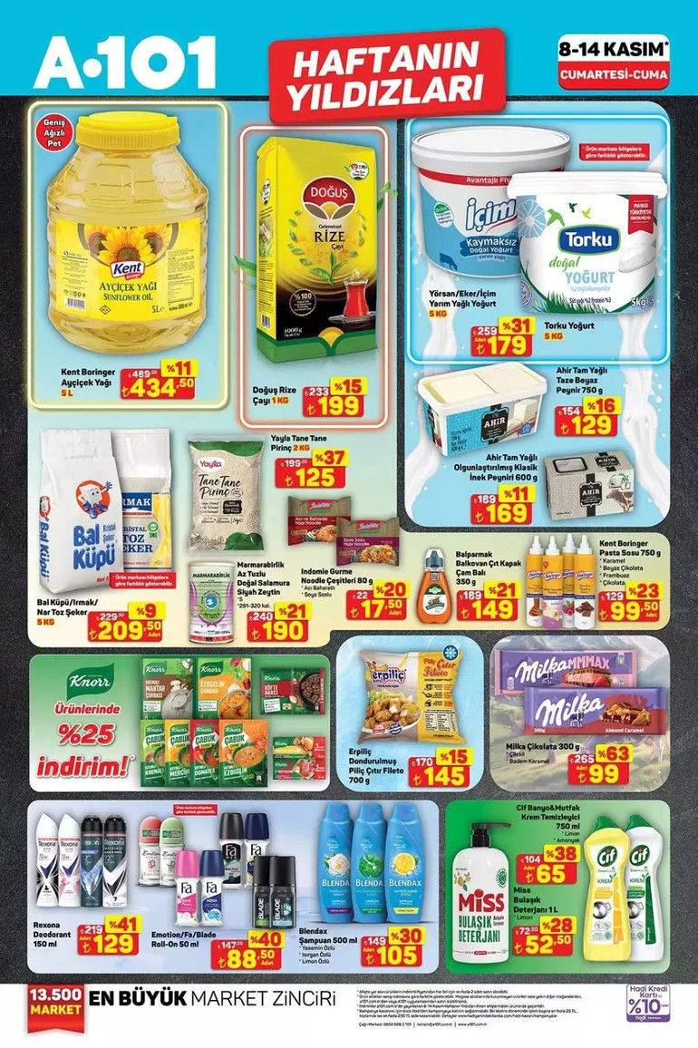  A101 Haftanın Yıldızları Aktüel Kataloğunu Yayımladı! İşte 13 Kasım 2025 A101 Aldın Aldın Kataloğu resim: 0