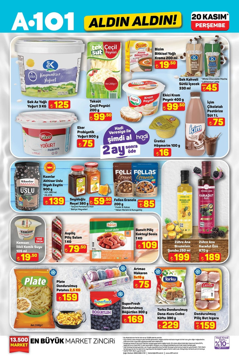 A101 Yeni Fırsat Kataloğunu Yayımladı: İşte A101 Aldın Aldın 20 Kasım 2025 A101 Kataloğu… resim: 0