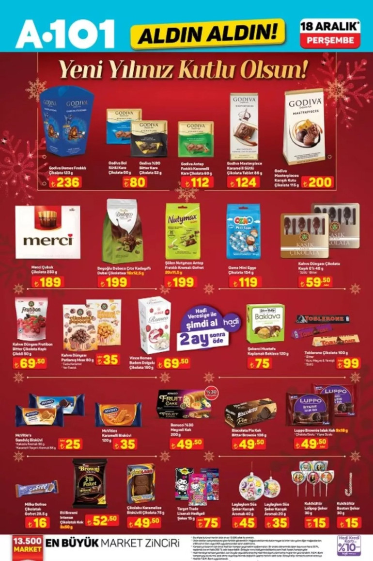 A101 Fırsat Kataloğu Yayınlandı: İşte A101 Aldın Aldın 18 Aralık 2025 İndirim Kataloğu resim: 12