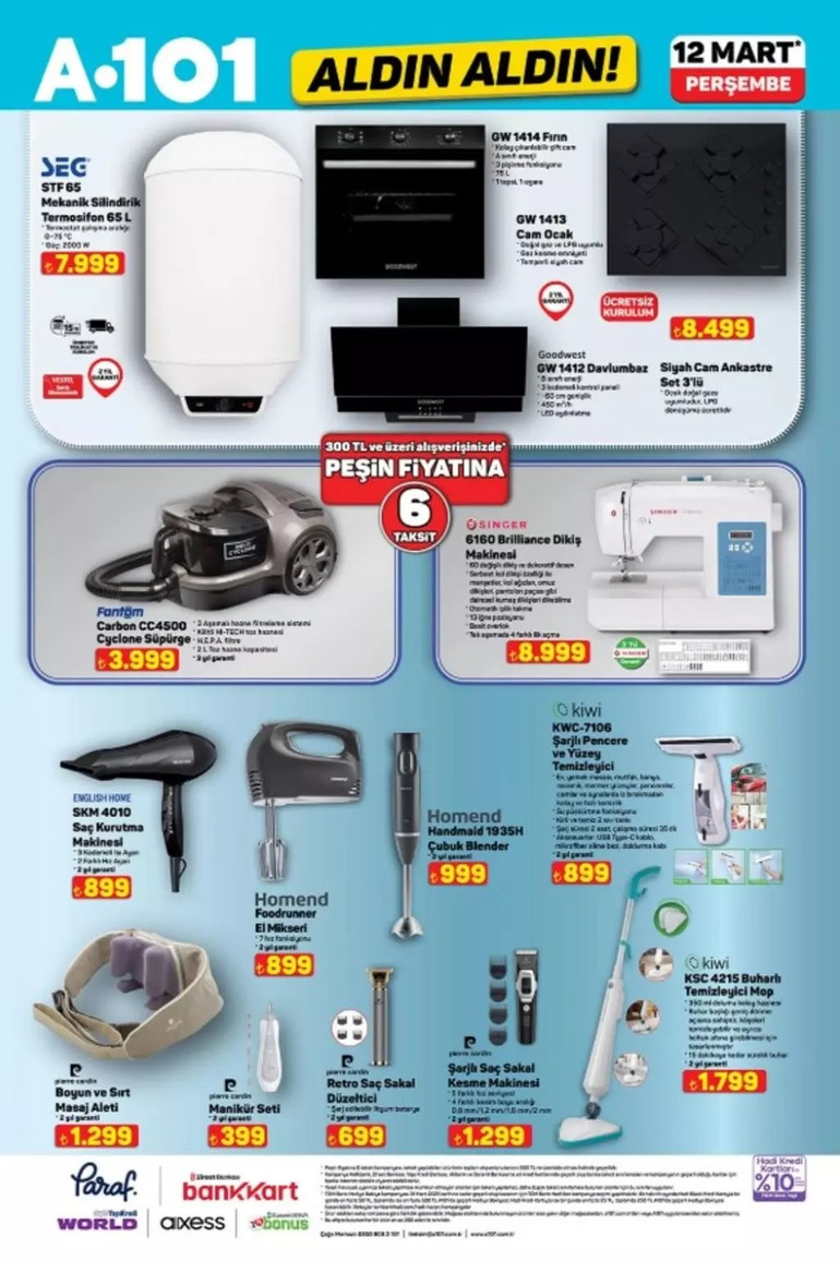 A101 Aldın Aldın Fırsat Kataloğunu Yayınlandı: İşte A101 Aldın Aldın 12 Mart 2026 İndirim Kataloğu resim: 4