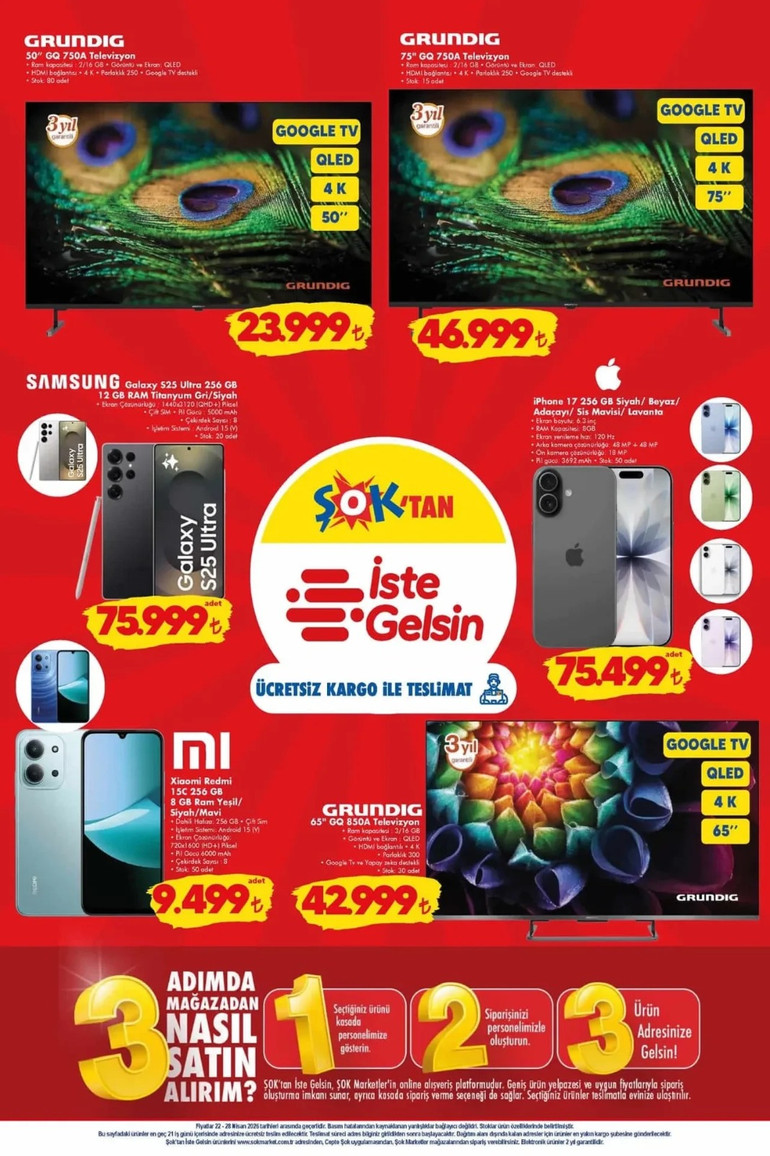 ŞOK 22-28 Nisan 2026 Aktüel Ürünler Kataloğu Yayınlandı: ŞOK Fırsatları Kataloğunda Yine Yok Yok… resim: 4