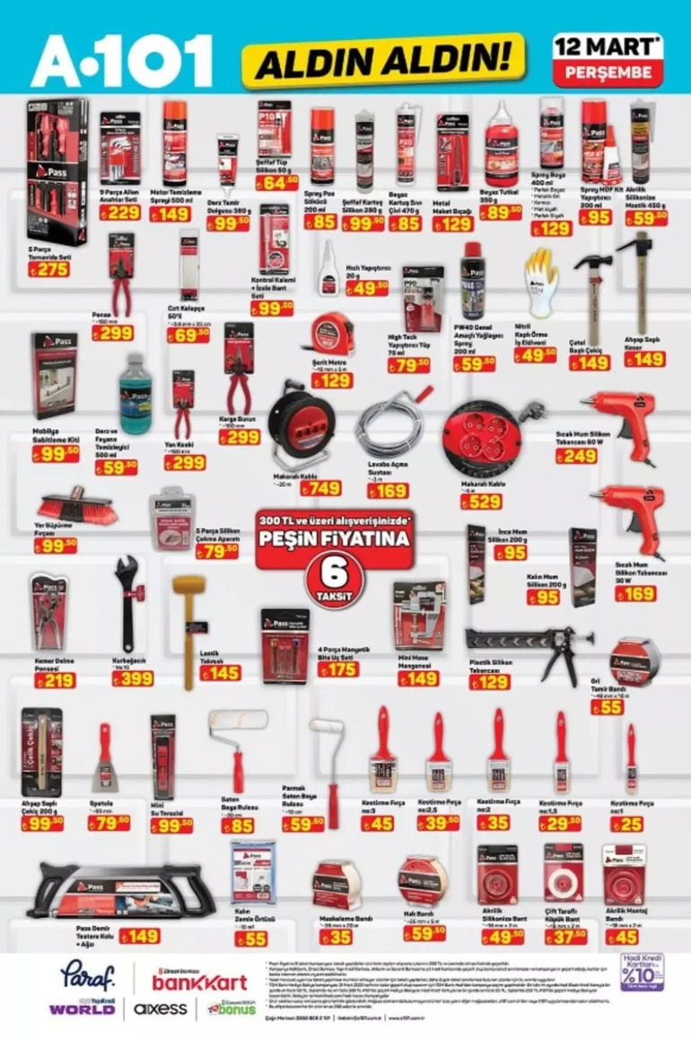 A101 Aldın Aldın Fırsat Kataloğunu Yayınlandı: İşte A101 Aldın Aldın 12 Mart 2026 İndirim Kataloğu resim: 8