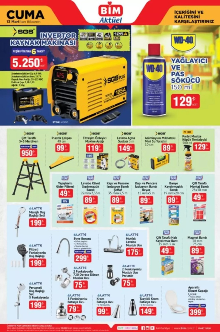 BİM 13 Mart Cuma Aktüel Kataloğu Yayınlandı! Bu Hafta BİM’de Yine Yok Yok... resim: 3