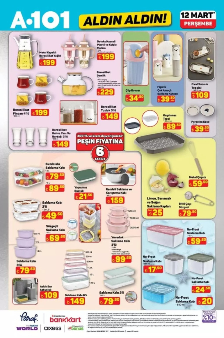 A101 Aldın Aldın Fırsat Kataloğunu Yayınlandı: İşte A101 Aldın Aldın 12 Mart 2026 İndirim Kataloğu resim: 11