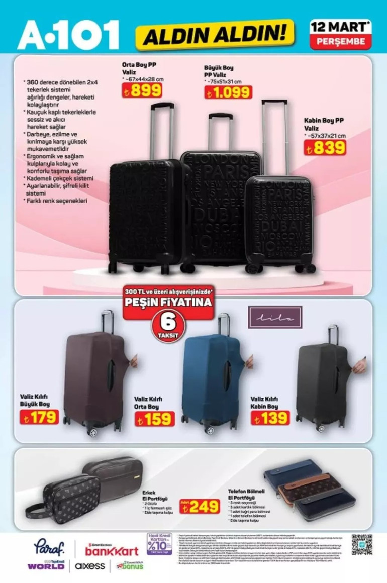 A101 Aldın Aldın Fırsat Kataloğunu Yayınlandı: İşte A101 Aldın Aldın 12 Mart 2026 İndirim Kataloğu resim: 15