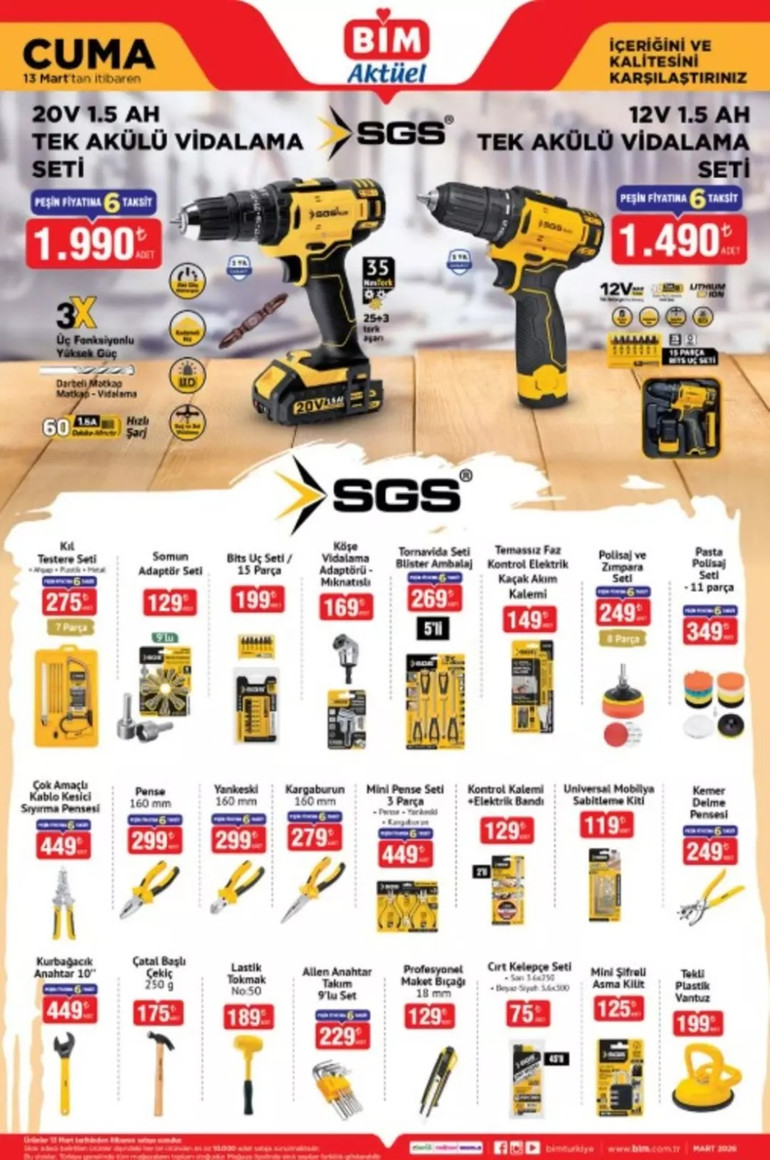 BİM 13 Mart Cuma Aktüel Kataloğu Yayınlandı! Bu Hafta BİM’de Yine Yok Yok... resim: 2