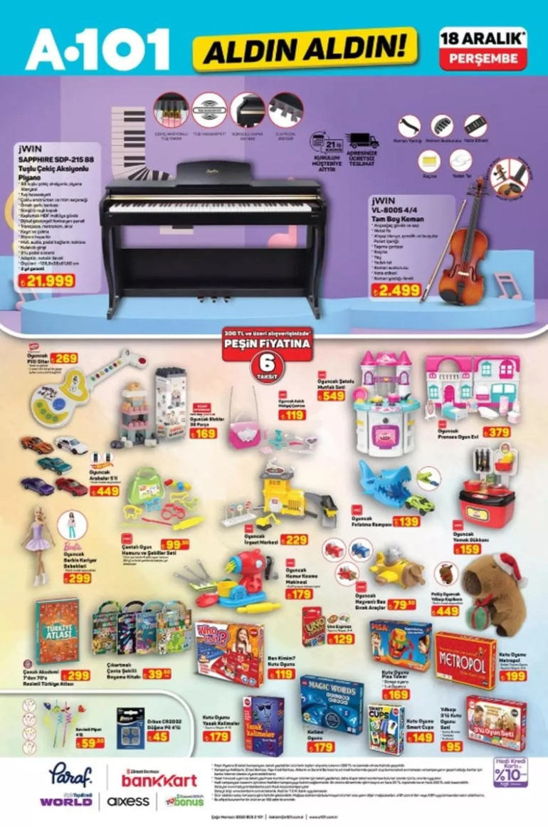 A101 Fırsat Kataloğu Yayınlandı: İşte A101 Aldın Aldın 18 Aralık 2025 İndirim Kataloğu resim: 5