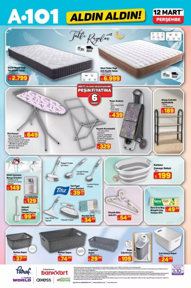 A101 Aldın Aldın Fırsat Kataloğunu Yayınlandı: İşte A101 Aldın Aldın 12 Mart 2026 İndirim Kataloğu resim: 13