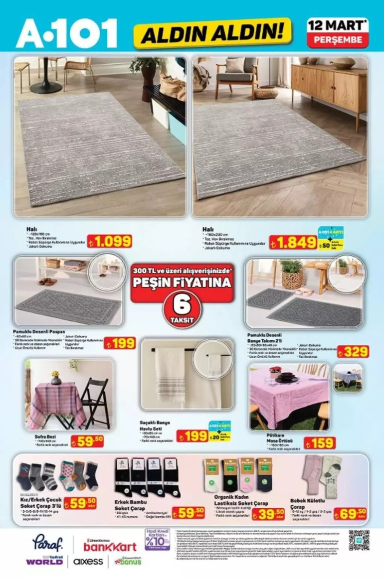 A101 Aldın Aldın Fırsat Kataloğunu Yayınlandı: İşte A101 Aldın Aldın 12 Mart 2026 İndirim Kataloğu resim: 14