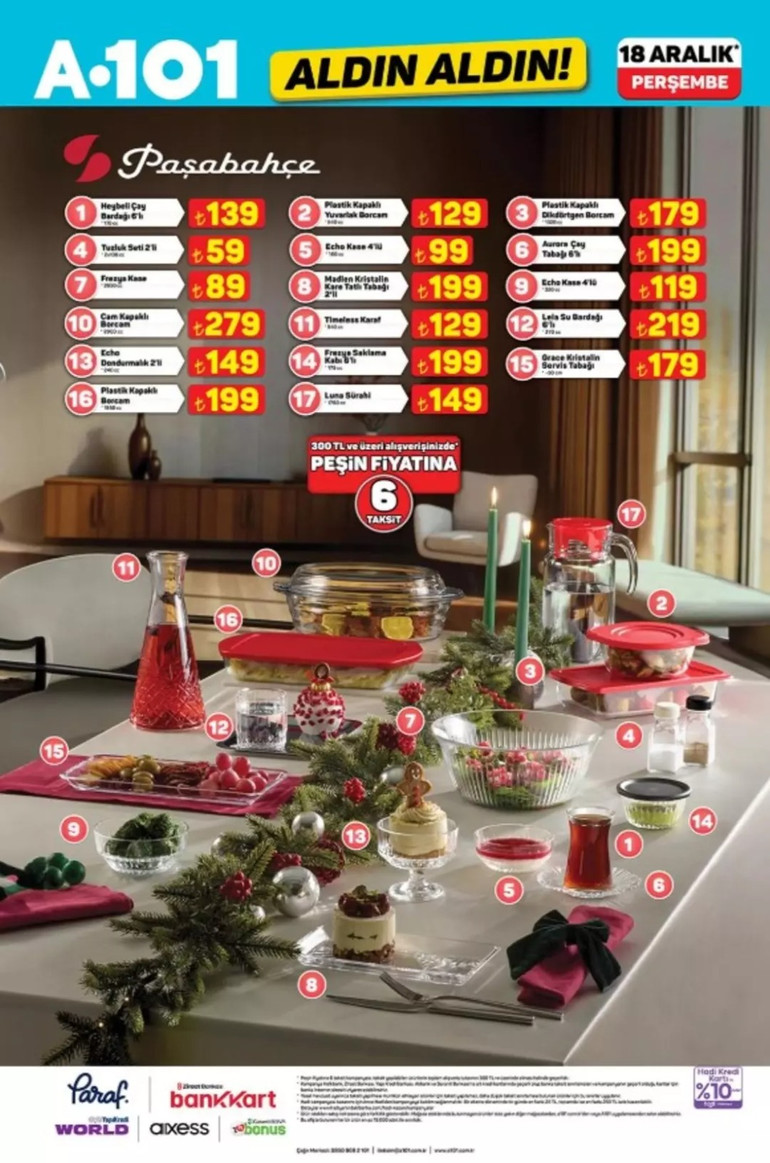 A101 Fırsat Kataloğu Yayınlandı: İşte A101 Aldın Aldın 18 Aralık 2025 İndirim Kataloğu resim: 8