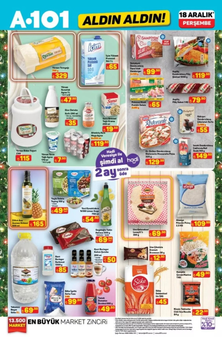 A101 Fırsat Kataloğu Yayınlandı: İşte A101 Aldın Aldın 18 Aralık 2025 İndirim Kataloğu resim: 17