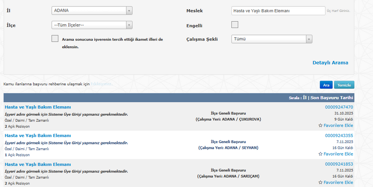 720 Kadro Açıldı! Hastanelere Personel Alınacak: İlkokul Mezunları da Başvurabilecek resim: 0