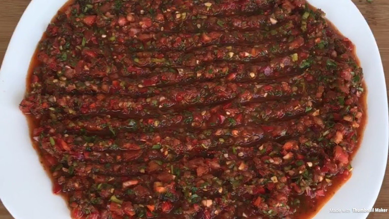 Acılı ezme tarifi: Gaziantep lezzetini evde yakalayabilecek misiniz? resim: 0