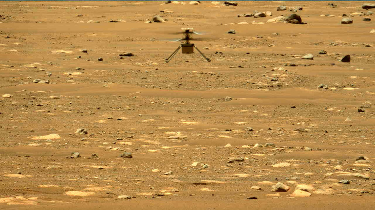 NASA’nın Mars helikopteri Ingenuity yine rekor kırdı!  resim: 0