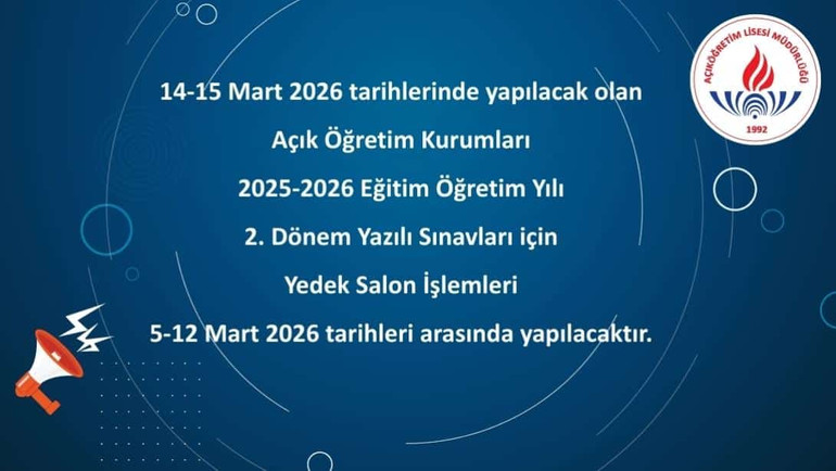 Açık Öğretim Sınavlarında 