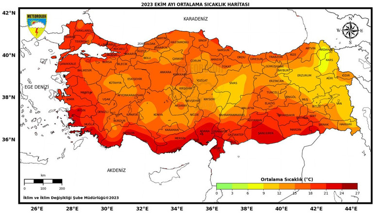 Son 53 yılın en sıcak 7'nci ekim ayını yaşadık! Meteoroloji açıkladı resim: 0