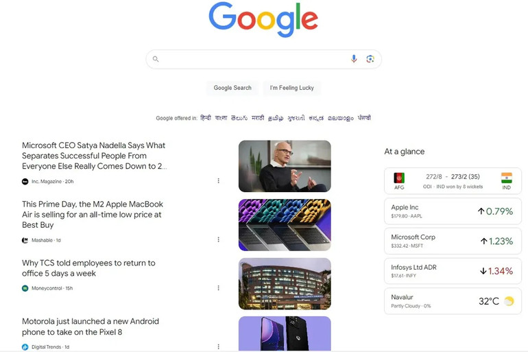 Google'ın ana sayfası yenileniyor: Hava durumu, haberler, hisse senedi ve spor bir arada! resim: 0