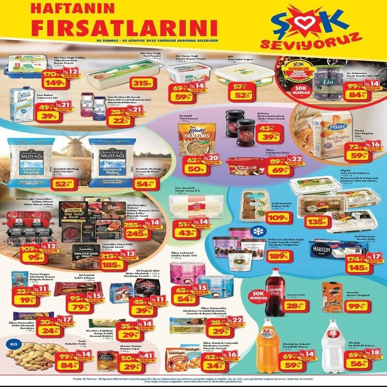 ŞOK 30 Temmuz- 5 Ağustos İndirim Kataloğu Yayımladı! ŞOK'a Bu Hafta Birinden Faklı Ürünler Geliyor resim: 0