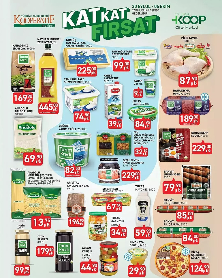 Türkiye Tarım Kredi Market'inde Ekim Fırsatları Başladı! İşte 1-6 Ekim 2025 KOOP İndirim Kataloğu resim: 0
