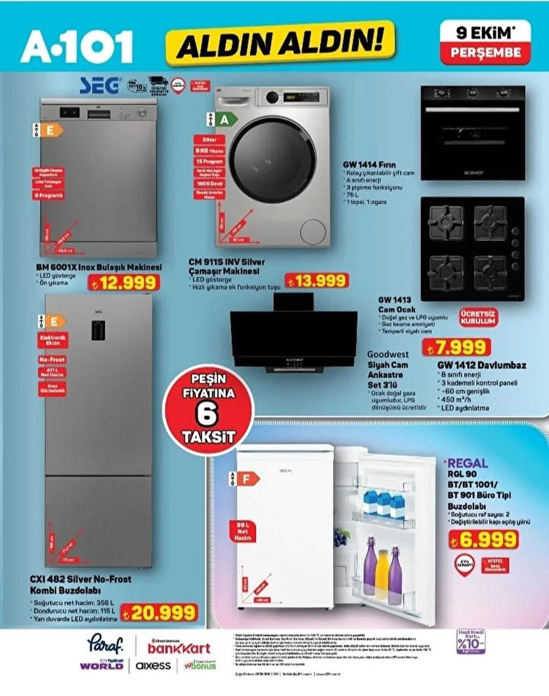 A101’de Haftanın Yıldızları İndirimleri Başladı! İşte A101 Aldın Aldın 10 Ekim İndirim Kataloğu resim: 1
