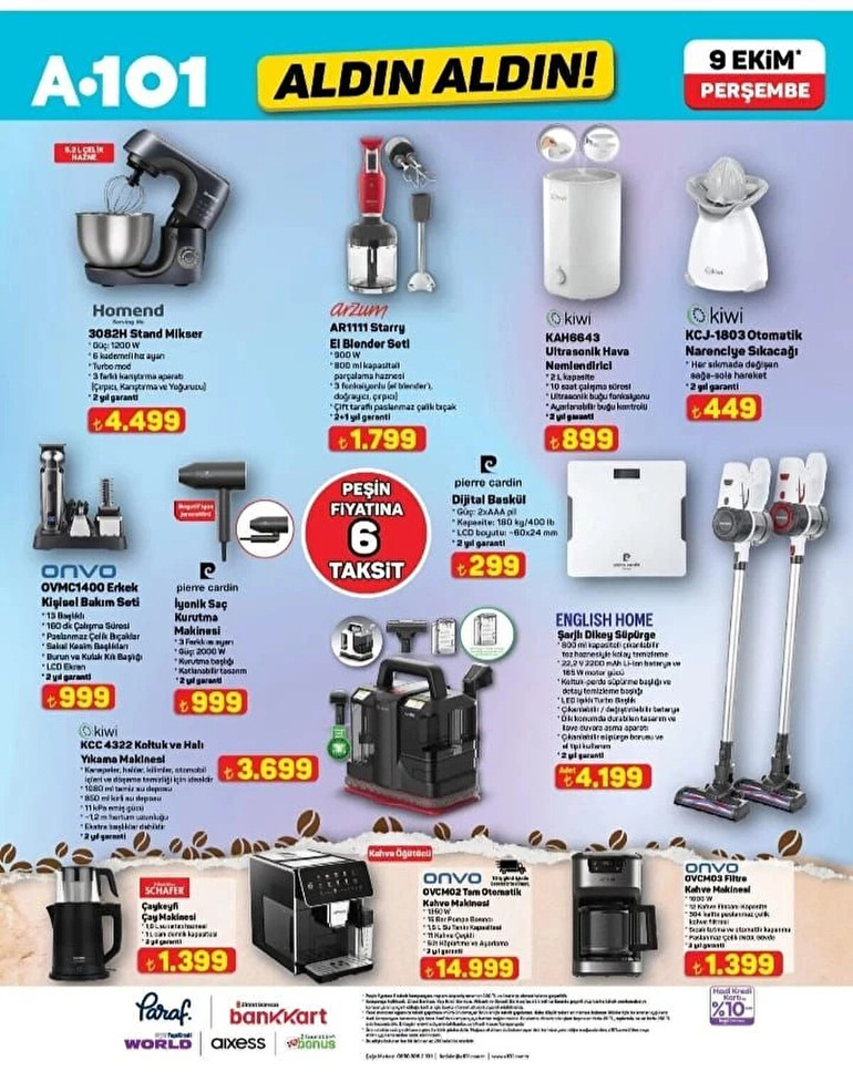 A101’de Haftanın Yıldızları İndirimleri Başladı! İşte A101 Aldın Aldın 10 Ekim İndirim Kataloğu resim: 2