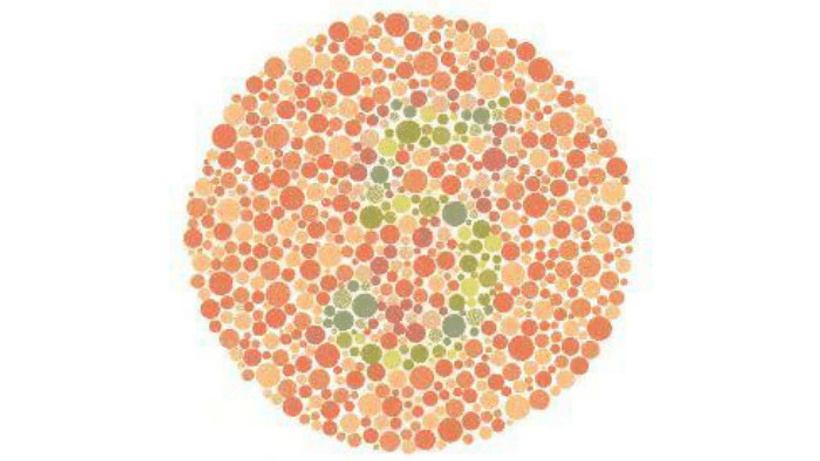 Aşağdaki sayıyı kırmızı-yeşil renk körü olanlar 2, normal görenler 5 olarak görür. Tüm renklere karşı kör olanlar hiçbir şey göremez.