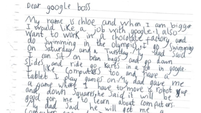 Google'a başvuru yapan küçük kıza CEO'sundan cevap geldi!