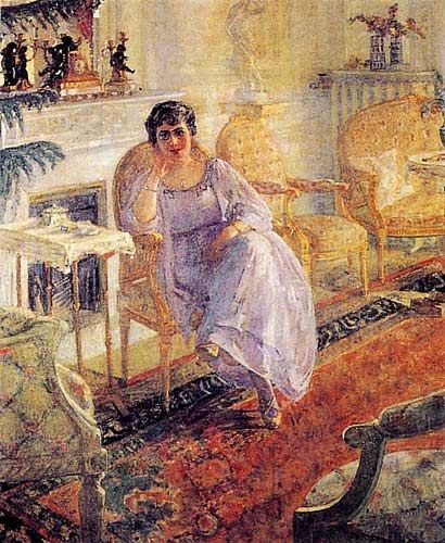 Türkiye'de çağdaş resim çalışmalarını ilk başlatan kadın