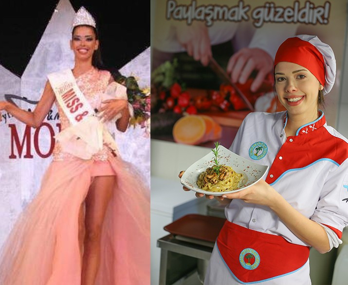 Güzellik kraliçesiydi, tacından vazgeçti aşçı oldu