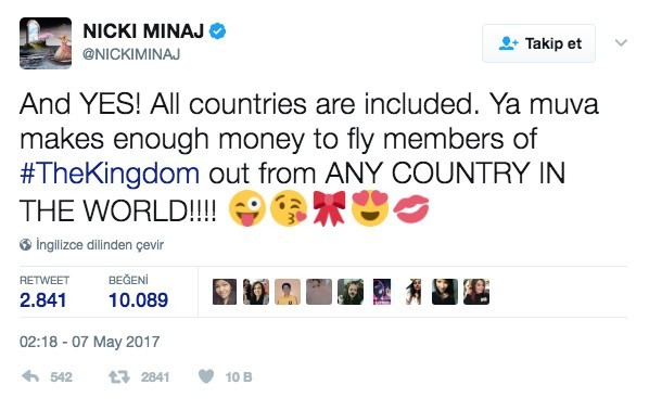 Ünlü şarkıcı Twitter'dan burs dağıtıyor!