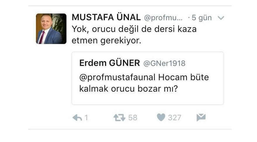 Rektör Mustafa Ünal'ın Twitter üzerinden verdiği müthiş cevaplar :)