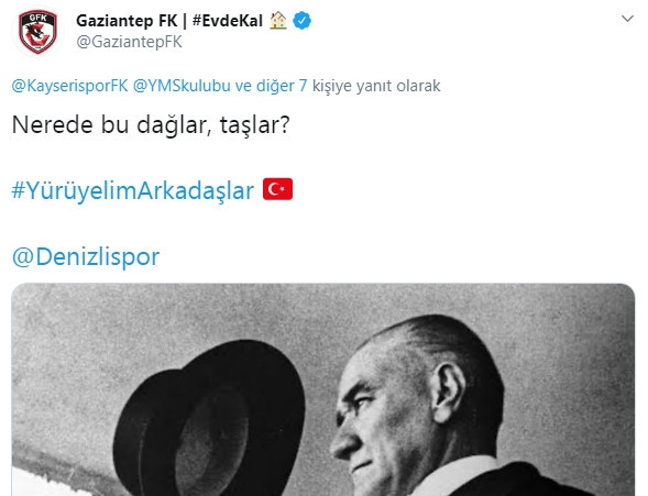 Kulüplerden Müthiş 19 Mayıs Kutlama Paslaşması