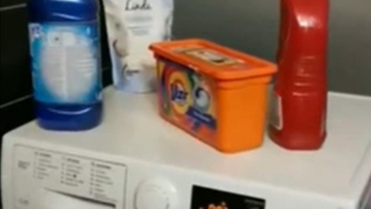 Çamaşır makinesi ve deterjanların dansı