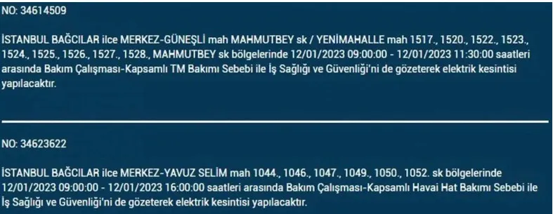 İstanbul'da büyük elektrik kesintisi!