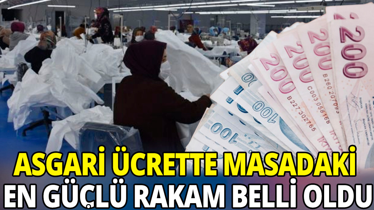 Asgari ücret için hesaplar değişiyor! Masada artık o rakam var!