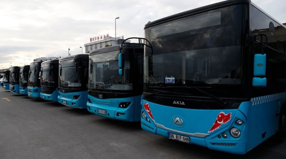 Ankara'da özel halk otobüslerine gelir desteği kararı